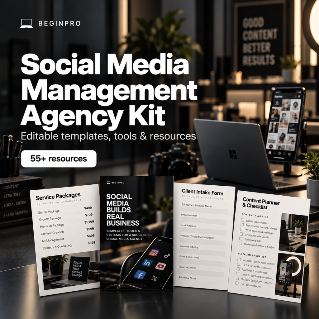 Social Media Management Agency Kit
